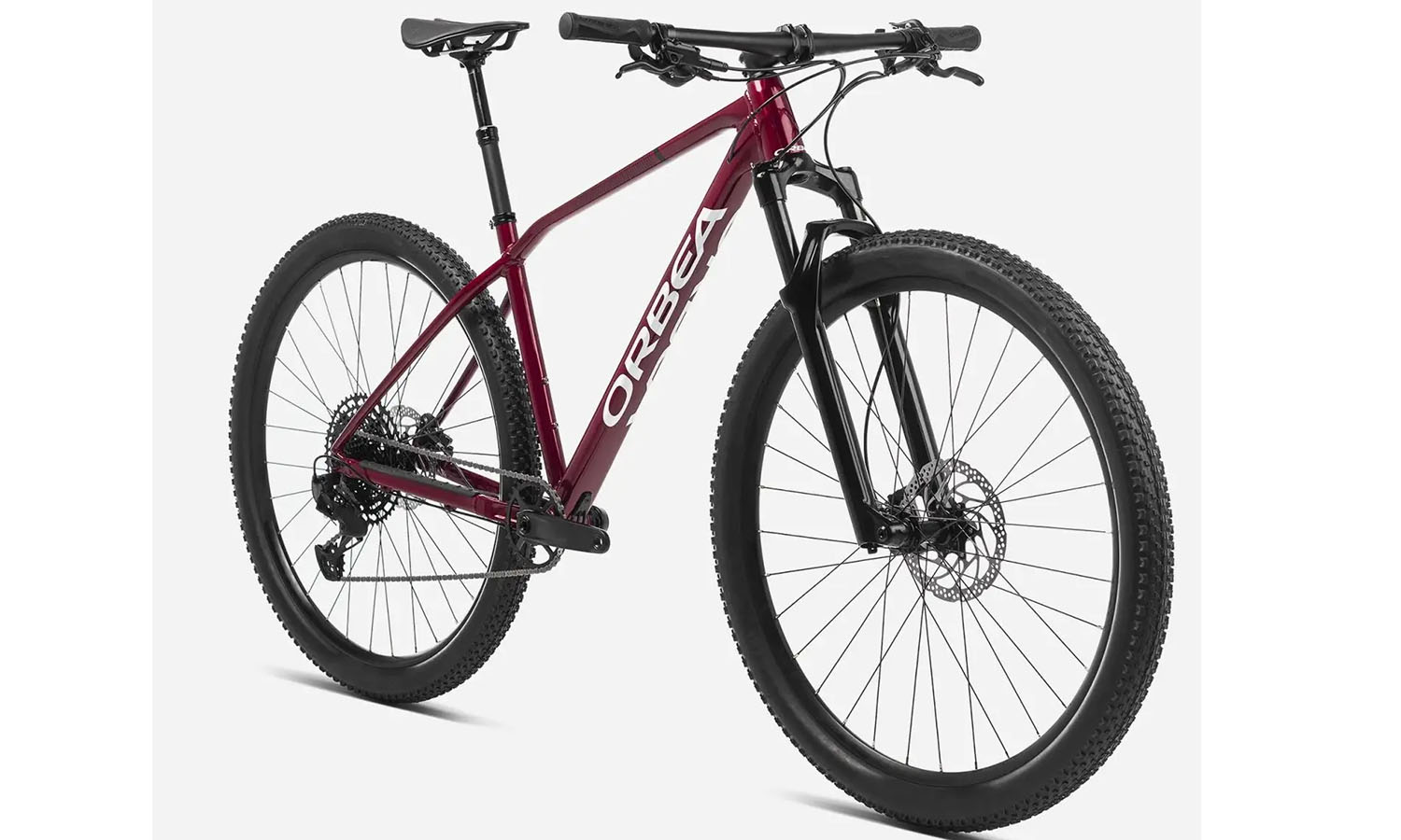 Фотография Велосипед Orbea ALMA H30 29", рама L, 2023, Metallic Dark Red - Chic White